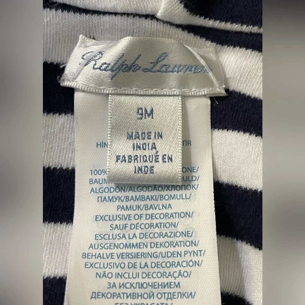 Ralph Lauren NWOT reversible hoodie 9 months